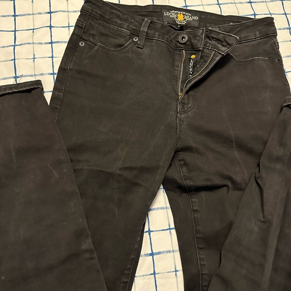 Lucky Brand Black Skinny Jeans Classic Style